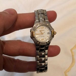 Seiko two tone Watch water resistant St steel
